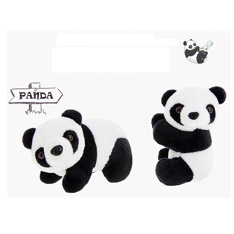 Panda клип Hug Panda Doll дисплей занавес клип милый плюшевый Кукла примечание клип стерео Настольный декоративный фото клип