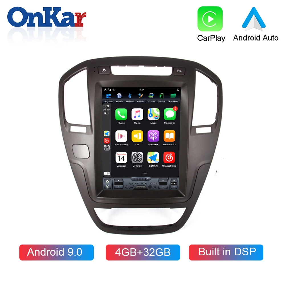 Автомобильный мультимедийный плеер OnKar для Buick/ Opel Insignia 2009 2010 2011 2012 2013 10 4 дюймов