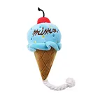 Пищалка игрушка для домашних животных, мягкая милая плюшевая головоломка для собак, кошек, жевательная пищалка, пищалка игрушка для домашних животных, мороженое