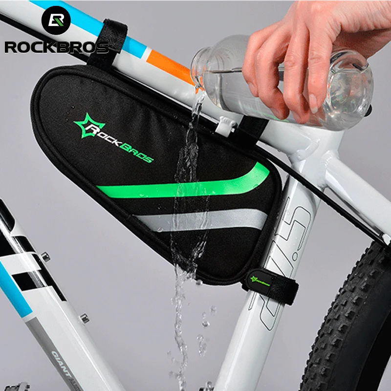 

Водонепроницаемая велосипедная сумка ROCKBROS, Треугольная рама для горных и шоссейных велосипедов, сумка для ремонта велосипедов, с защитой о...