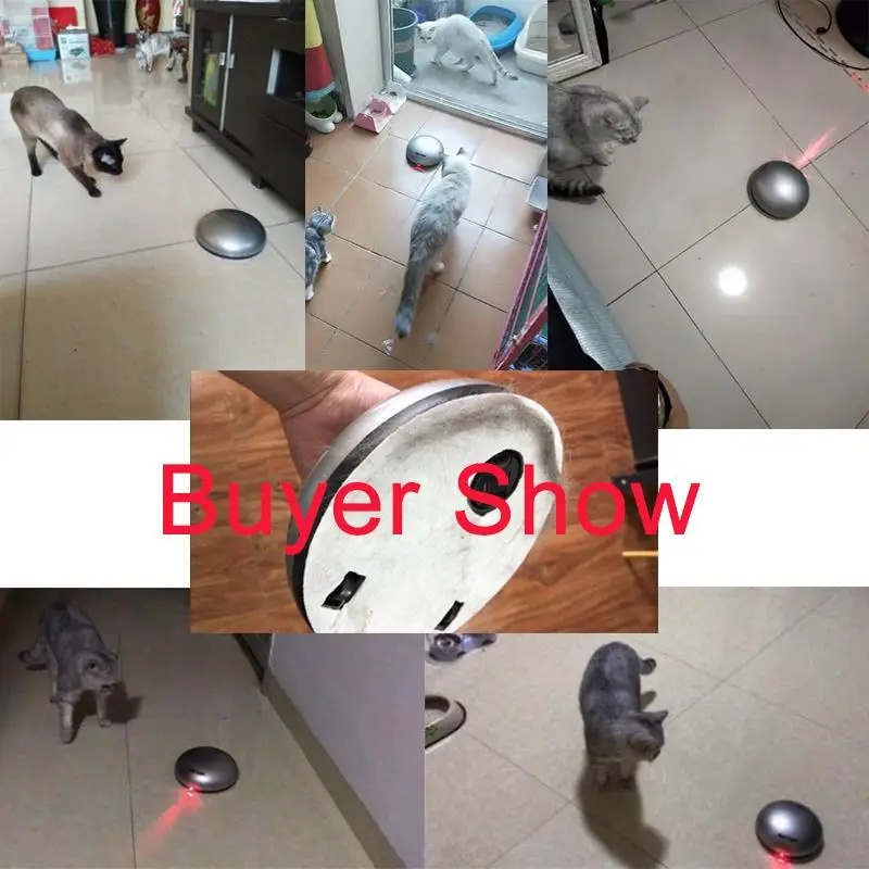 Лазерная Игрушка-робот для кошек 2 в 1 забавная подметающая эпиляция