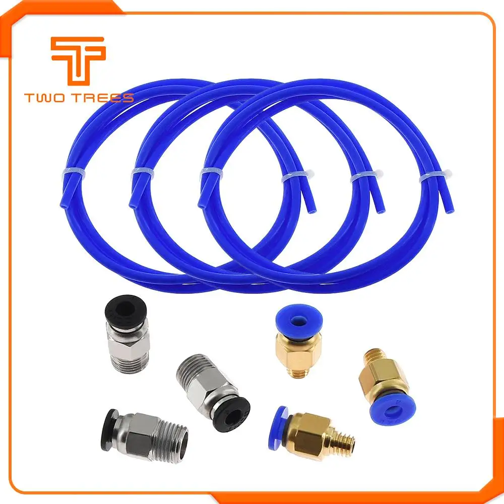 Части 3d принтера 1 м соединители труб ptfe j-головка hotend ID 1,9 мм OD 4 мм клонированная трубка Capricornus для Ender 3 CR10