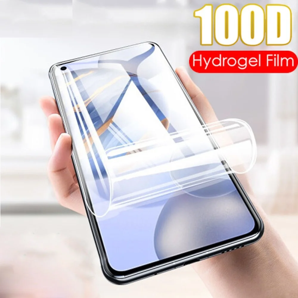 Защитная пленка для экрана Cubot X30 P40 с полным покрытием мягкая Гидрогелевая