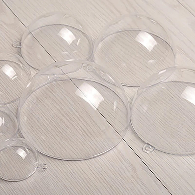 5 шт. прекрасный прозрачный пластиковый Рождественский шар высокого качества