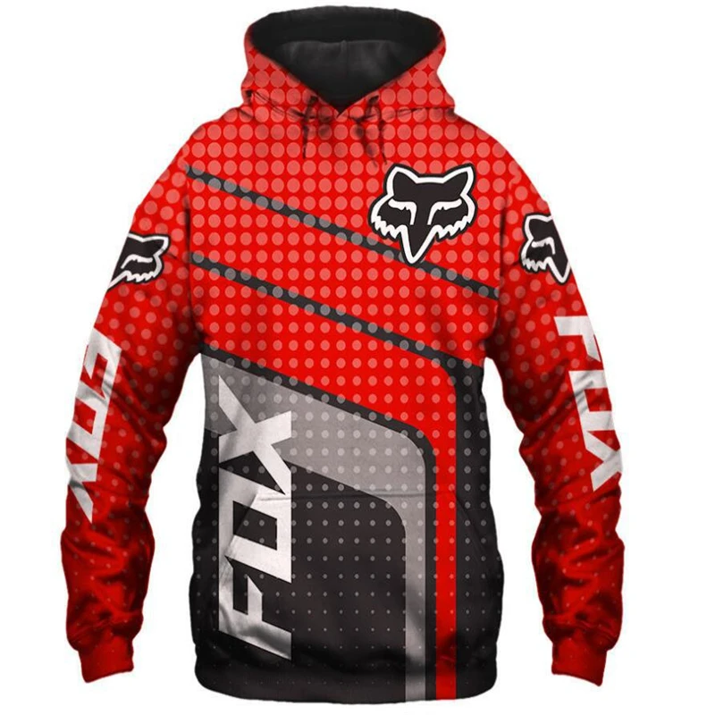 

3D printing sports hedging hip-hop streetwear trend casual tops men and women clothes 2021 new motorcycle hooded jacket