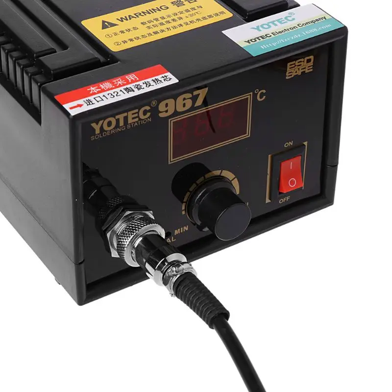 1 компл. 967 электрическая паяльная станция для переделки железа ЖК дисплей SMD