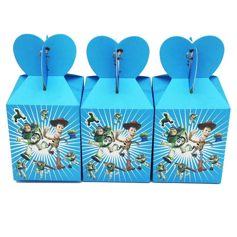 6 шт. Большие размеры коробки для конфет из мультика История игрушек вечерние