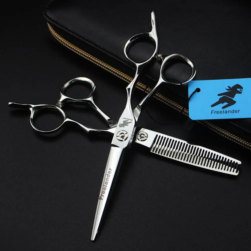 6 дюймов плоский винт набор для стрижки волос Япония Острые Ножницы Для Стрижки