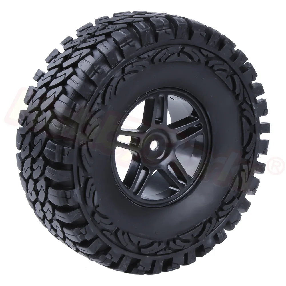 4 шт. резиновые шины и диски 1 9 дюйма с пенопластом для 1/10 RC Rock Crawler Axial SCX10 Traxxas TRX4 RC4WD