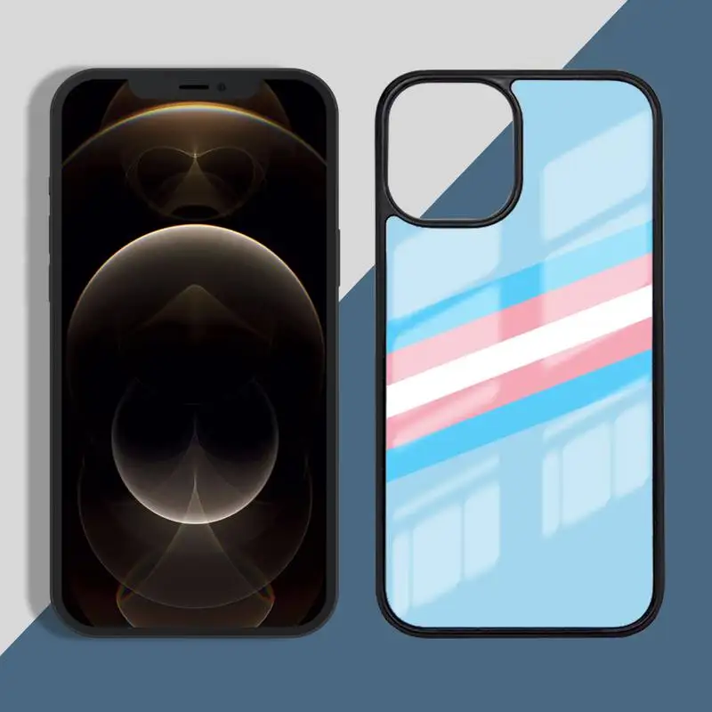 

Lesbians Bisexuals Rainbow Phone Case PC for iPhone 11 12 pro XS MAX 8 7 6 6S Plus X 5S SE 2020 XR