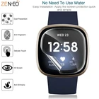 2 шт. мягкая Гидрогелевая Защита экрана для Fitbit Versa 3 полный охват-тонкая защитная пленка для Fitbit часы Versa 3