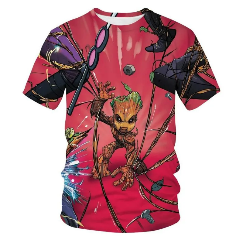 

2021 new Harajuku punk hip-hop men's T-shirt, funny anime 3DT shirt, hot selling all-match trend top