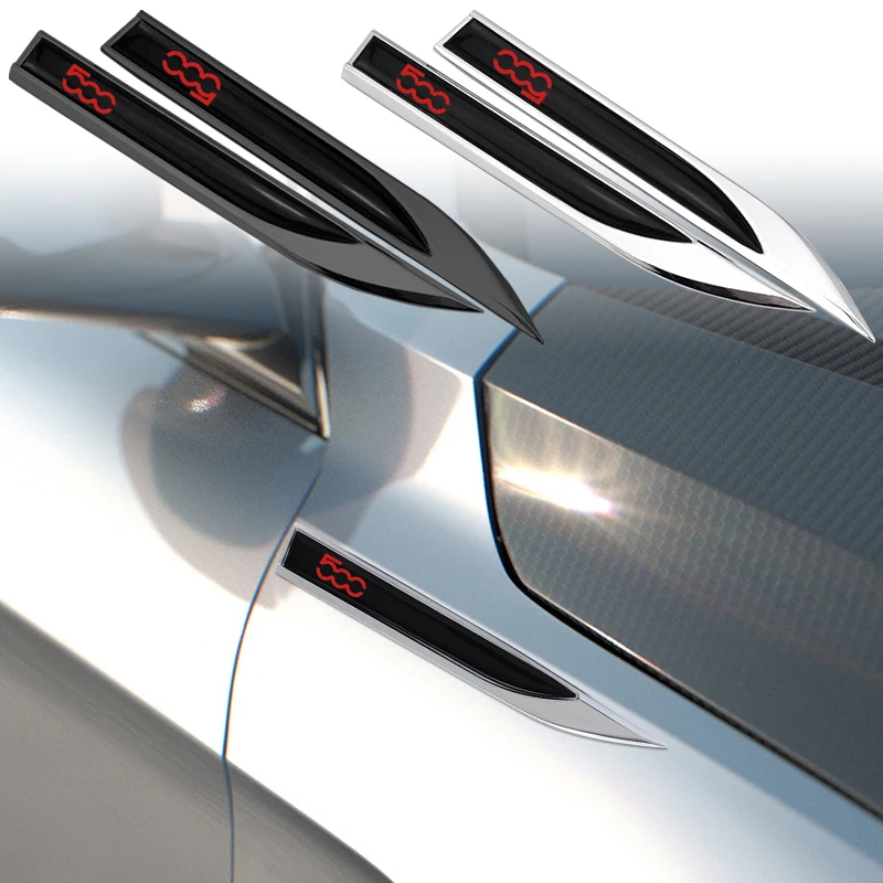 Пара наклеек на боковое крыло автомобиля нож эмблема значок наклейки отделка