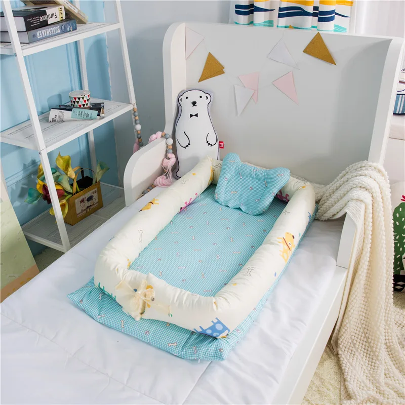 

2020 Portable Baby High Quality Nest Bed For Boys Girls Travel Bed Infant Cotton Cradle Crib Baby Bassinet Newborn Bed