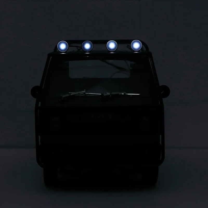 

for WPL D12 1/10 RC Car Upgrades Parts LED Roof Lamp Lights Spotlight Decoration Accessories