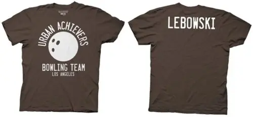 Большая футболка для боулинга Lebowski Urban Achievers Лицензированная взрослых из фильма