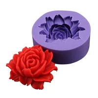 small silicone mold 3 61 6cm rose flower mold chocolate candy resin clay crafts molds sugarcraft fondant cake decorating tools