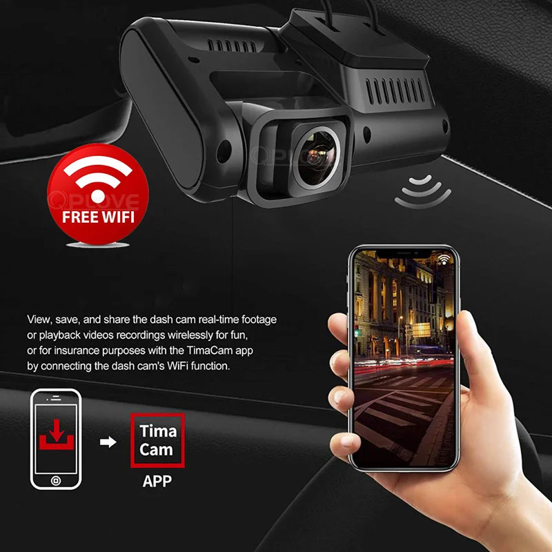 QPLOVE 4K Автомобильный видеорегистратор HD 2160P gps видеорегистратор двойная подвижная камера и сенсор sony с беспроводной Wi-Fi супер ночного видения авто рекордер
