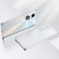 luxury electroplated frame soft tpu phone case for honor 20 lite 30 50 pro transparent back cover for honor 9x pro clear case