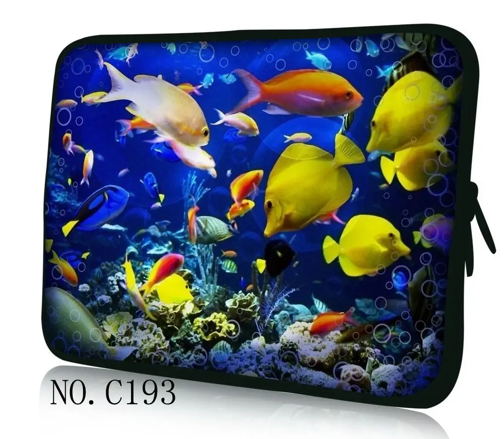 

Fishes Laptop Sleeve With Handle For 12 13 14" 15.6" 17" Inch Notebook Bag Shockproof Laptop Bag Waterproof Computer Bag