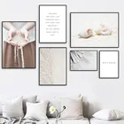 Nordic, принт в виде одуванчиков, принты с пейзажем песок Wall Art плакат Приморский холст картина на стену чувство Цитата картины для гостиной украшения для дома Декор для дома HD0080