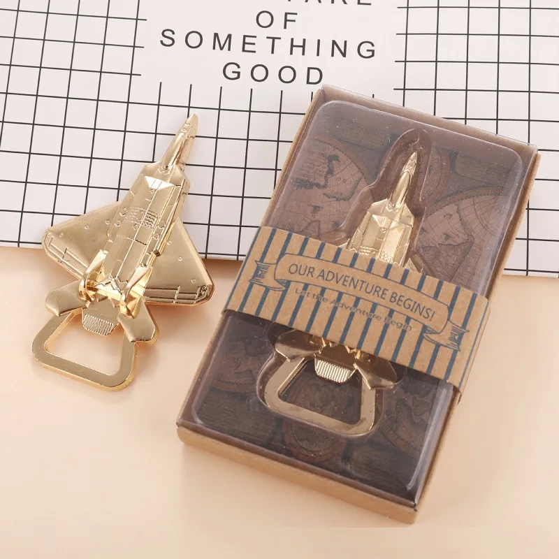 

Новинка, цинковый сплав, открывалка для бутылок самолета, боец пива, коктейльный нож, креативный свадебный подарок, вечерние, WB1177