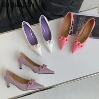 suojialun 2021 new elegant women pumps shoes thin high heel slip on pointed toe ladies office shoes outdoor dress pumps shoes