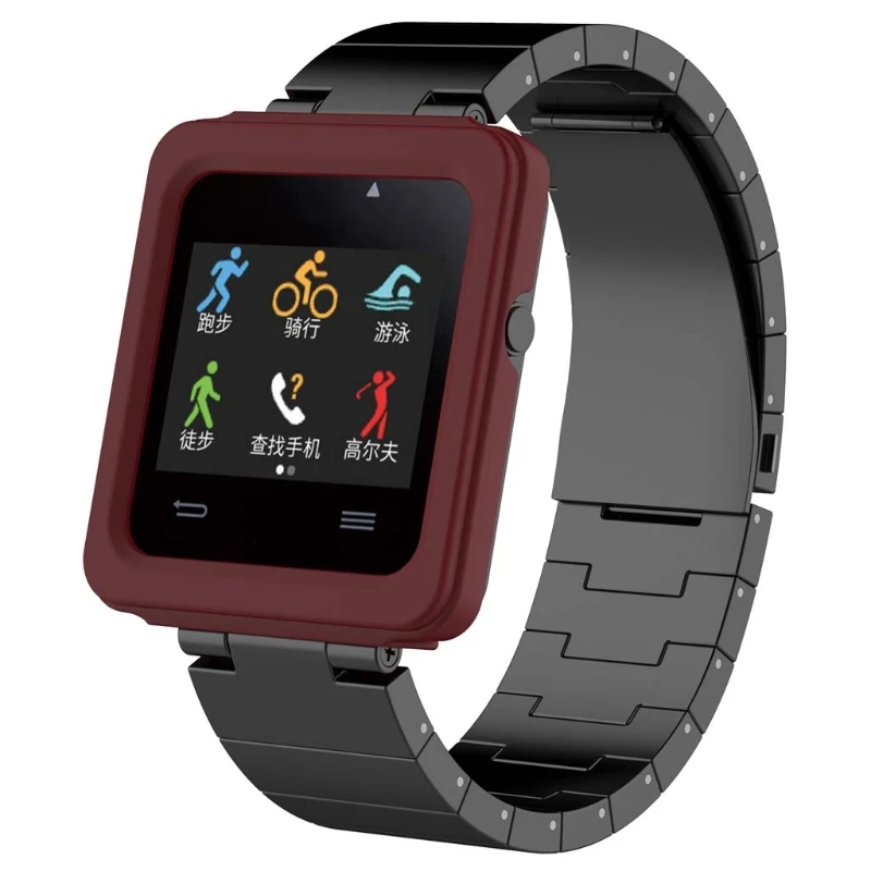 

Silicone Protective Frame Case Cover For Garmin Vivoactive Watch Accessories 19QC