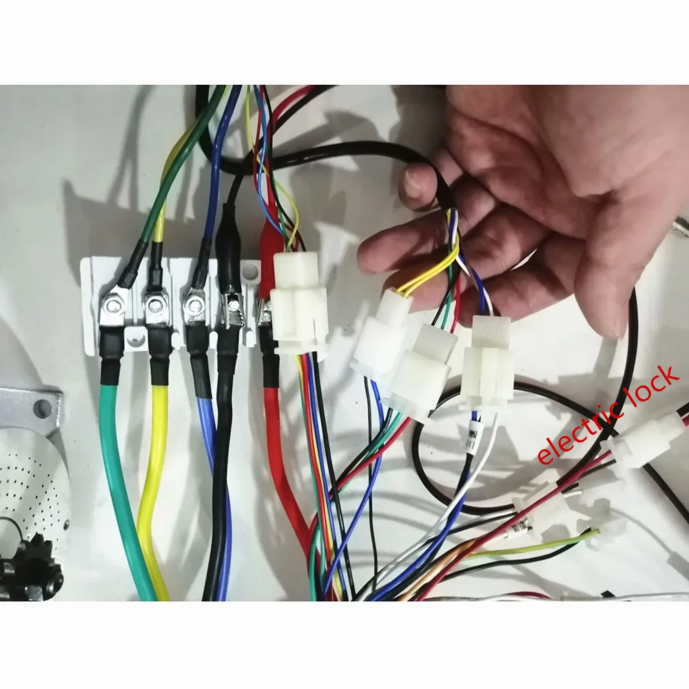 Электромотор для скутера 72 в 3000 Вт с контроллером комплект замка дроссельной