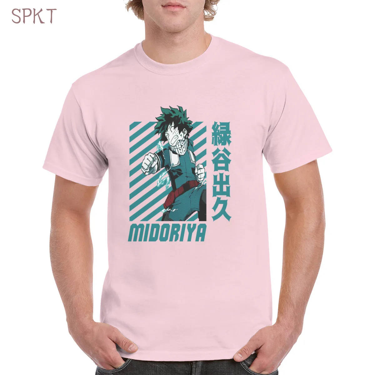 

Deku Midoriya izuku midoriya 100% Cotton Tshirt Top Harajuku Aesthetic Tshirt Oversized clothes Female/Man
