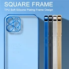 Матовый квадратный бампер с матовым покрытием, защитная оболочка Aifon Aphone Iphoen Iphon Ipone Iphoe 13 Pro 13Pro ProMax силиконовый мини-Чехол