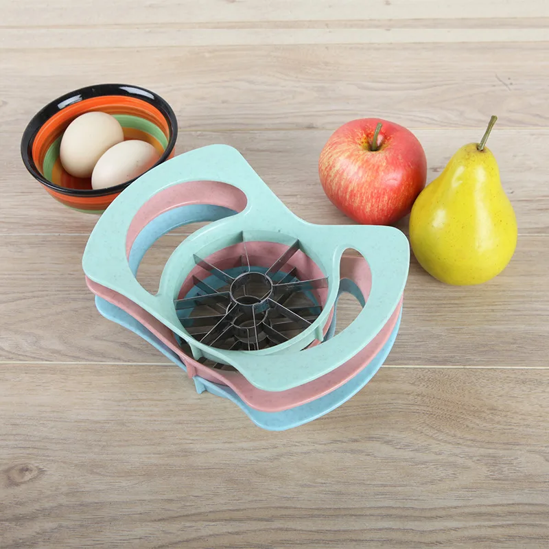 Пшеничная солома яблоко Diced артефакт Бытовая нержавеющая сталь фрукты секция