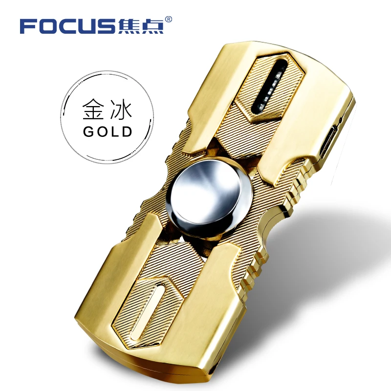 GOLD Фокус usb зарядка кончики пальцев Зажигалка креативная металлическая ветрозащитная надпись Зажигалка для сигар аксессуары для электронных сигарет - Цвет: GOLD