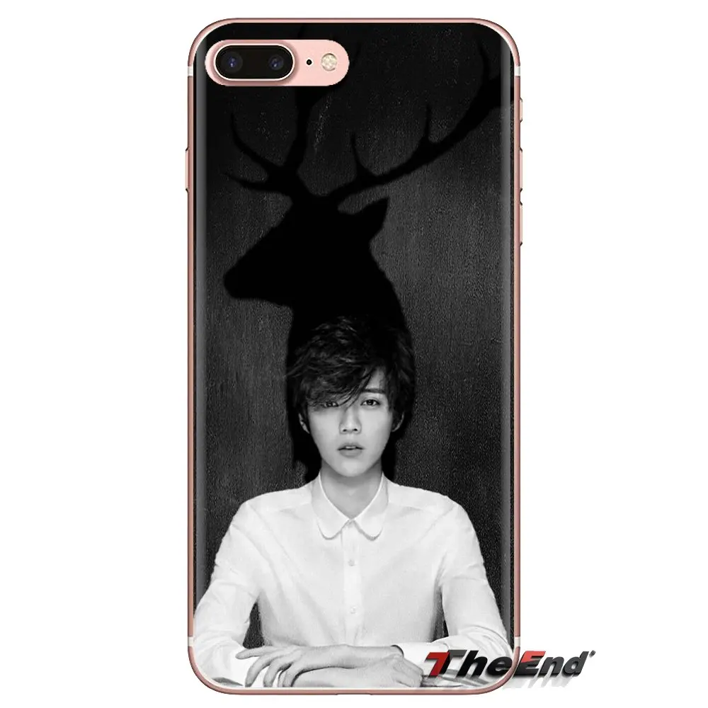 For Samsung Galaxy S3 S4 S5 Mini S6 S7 Edge S8 S9 S10 Plus Note 3 4 5 8 9 Transparent Soft Cases Cover Korea Team KPOP exo luhan |