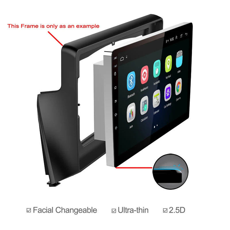 Автомобильный GPS навигатор мультимедийный радиоплеер с экраном 10 1 дюйма на android