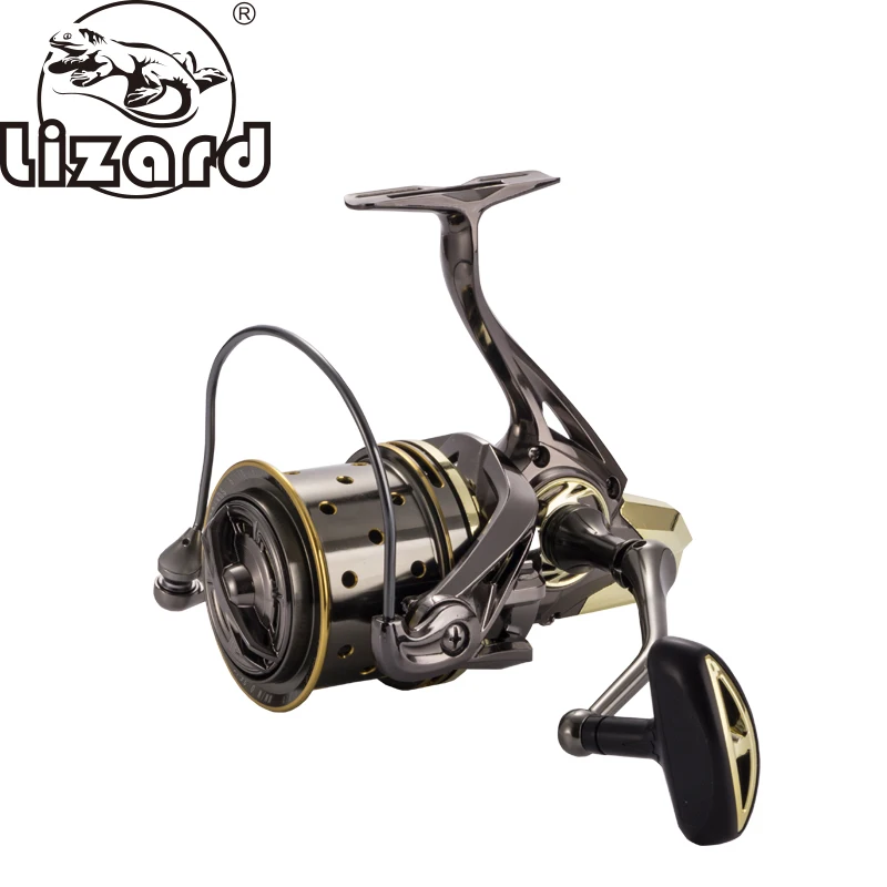 LIZARD Surf Spinning  Carp Fishing Reel 30kg Drag power 10 + 1BB  Stainless Steel Bearings Big Sea Fishing Reel