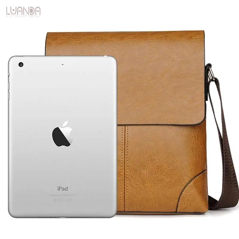 Винтажная Сумка Кроссбоди для мужчин кожаная мужская сумка модная Наплечная