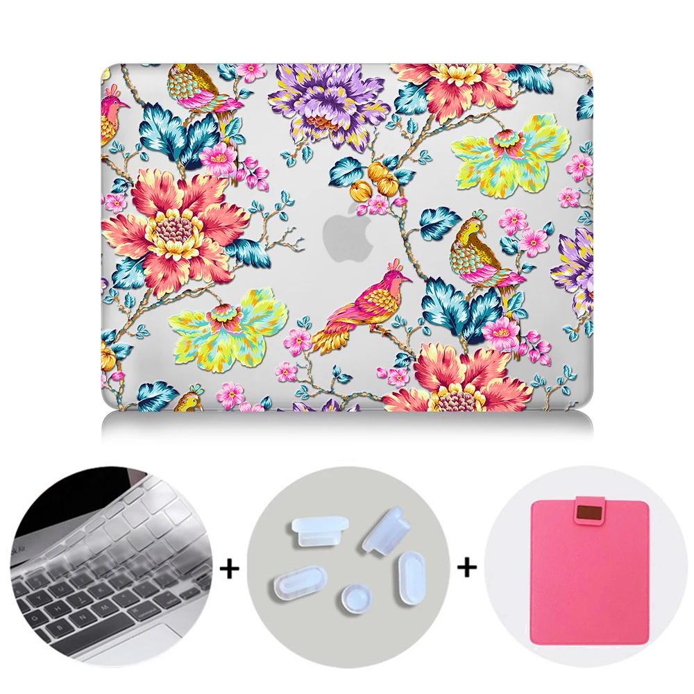 MB01 MTT туфли с цветами из стразов чехол для ноутбука Macbook Air Pro retina, возрастом 11, 12, 13, 15 дюймов с сенсорной панелью жесткий чехол для macbook 13,3 дюймов чехол для ноутбука - Цвет: MB01