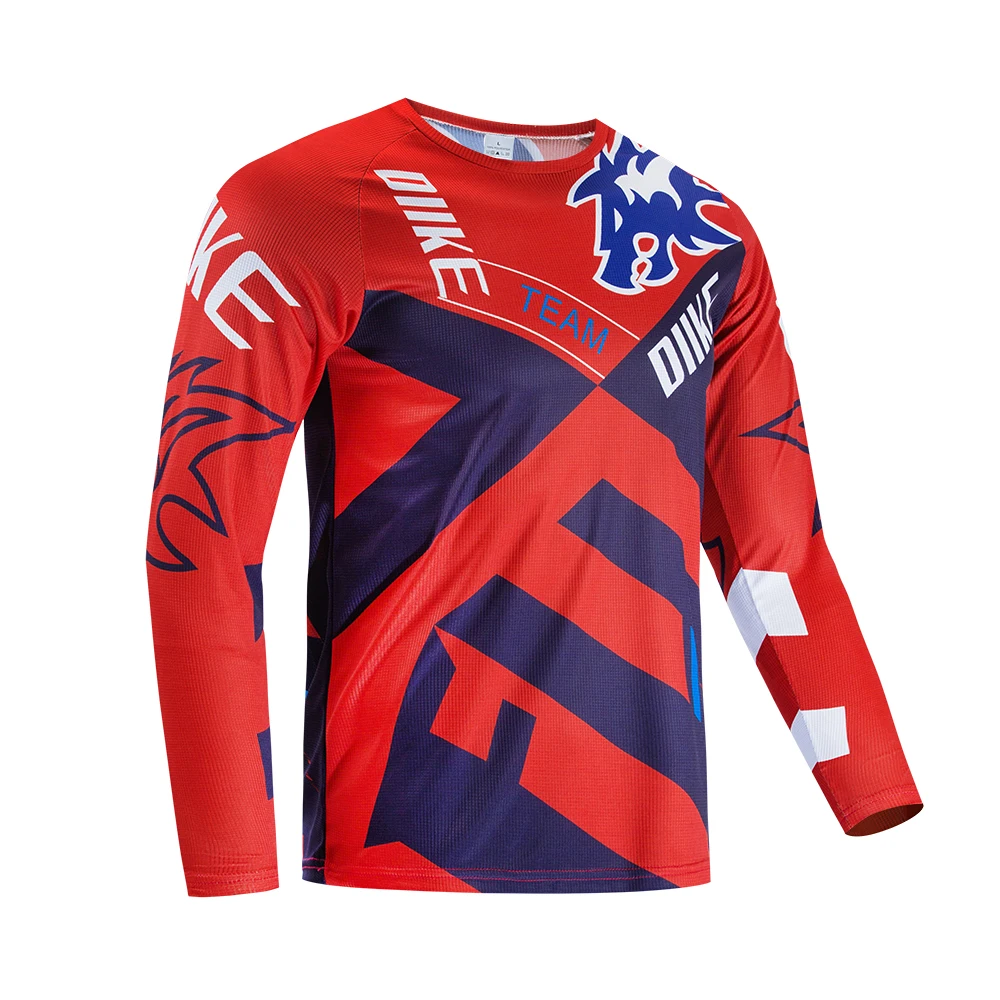 Спортивная одежда для горного велосипеда DIIKE черная длинная футболка мотокросса