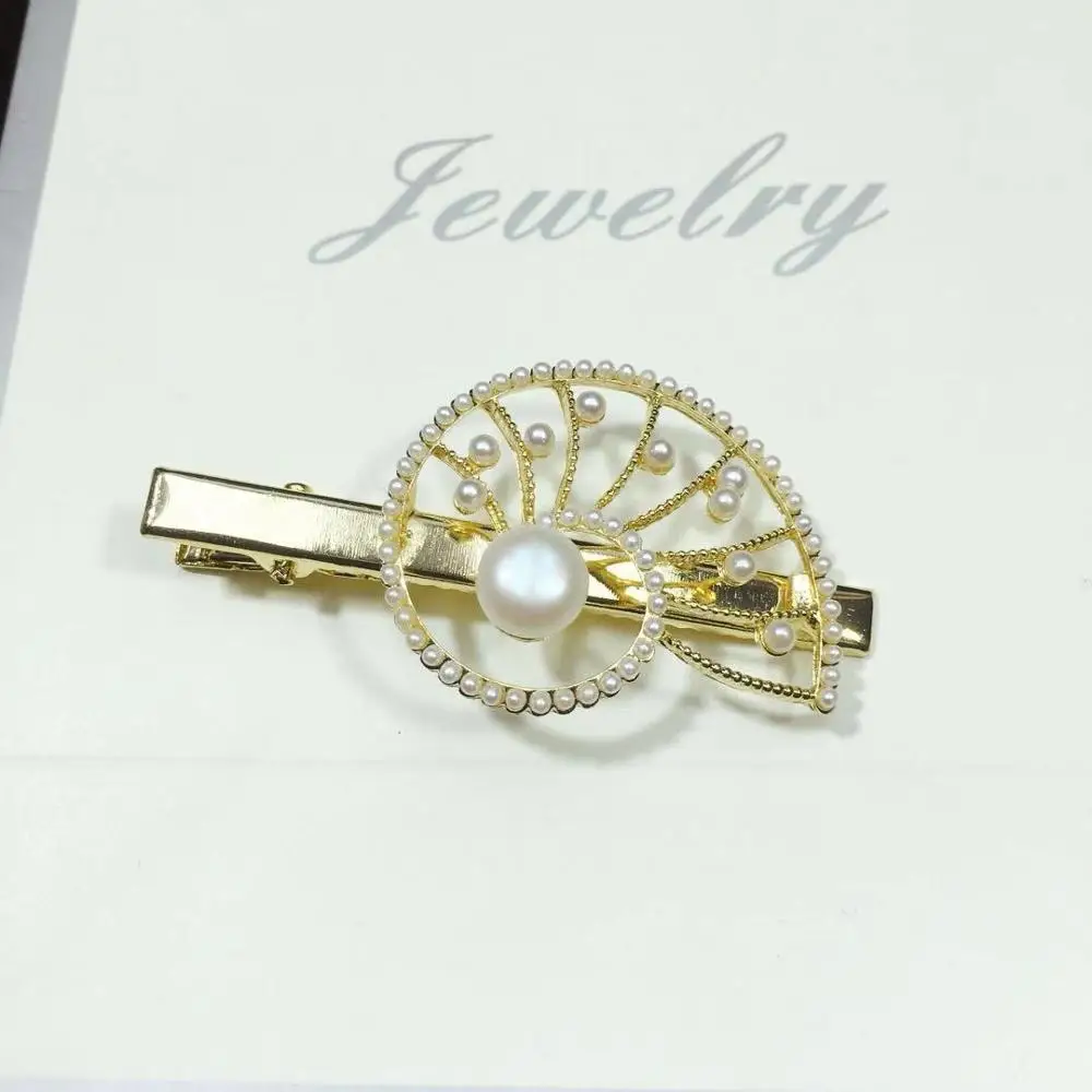 SHDIYAYUN жемчужные бусы заколка для волос женщин и девочек ручной работы из раковины
