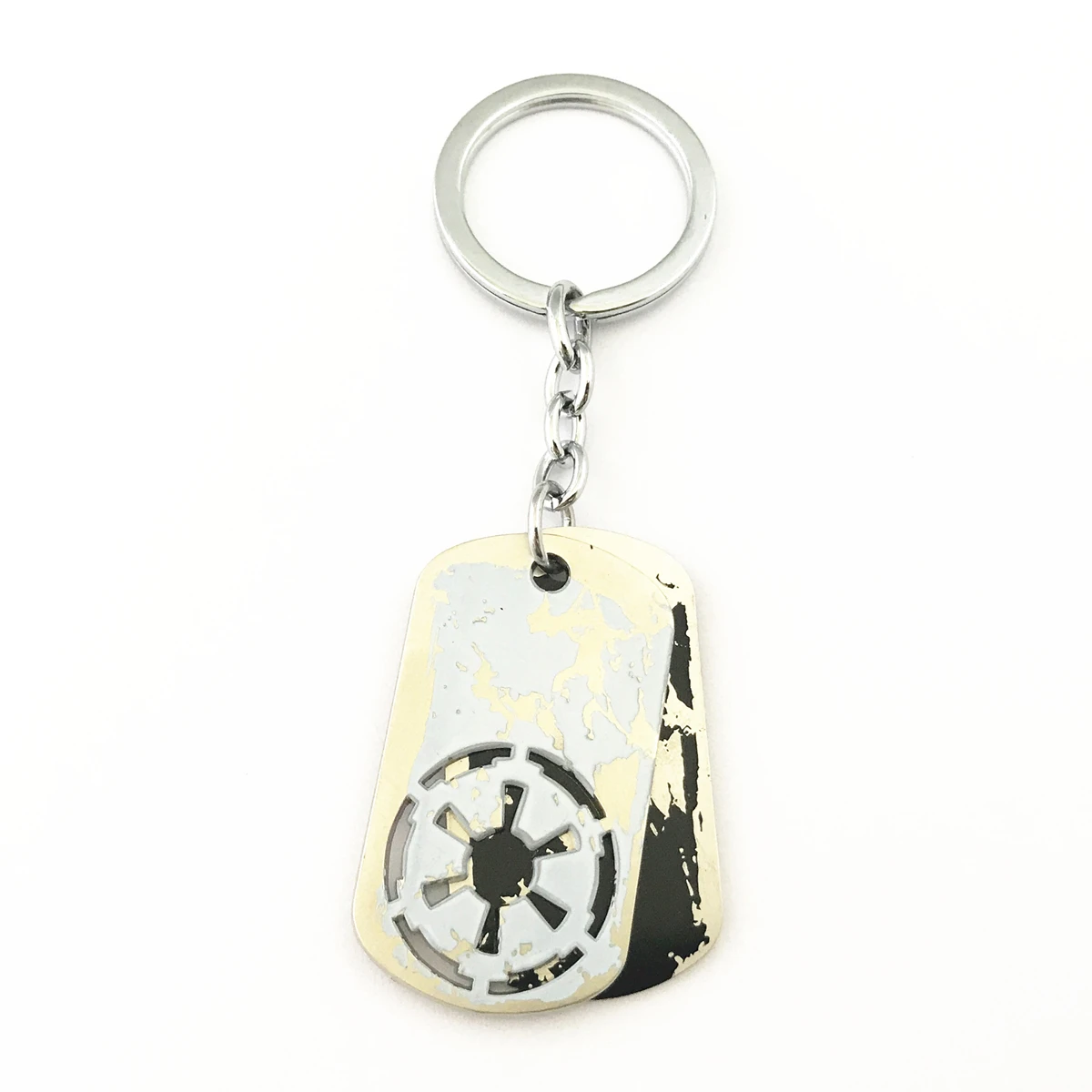 

HBSWUI Dog tag Keychain Classic TV Movie Show High Quality Cartoon Anime Fashion Metal Jewelry Cosplay Gifts for Woman Girl Men