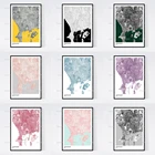 Плакаты и принты на холсте, в стиле ретро, в дендекоре, Бали