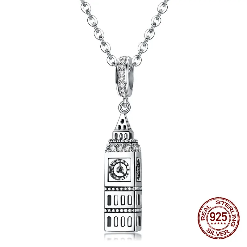 Подвеска для ожерелья браслет в британском стиле Биг-Бен шарм оригинальные