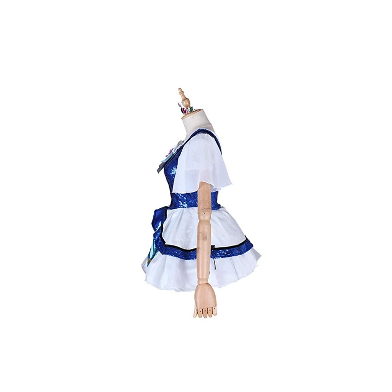 Костюм для косплея Мари охара Love Live Sunshine полный комплект Синяя Униформа костюмы