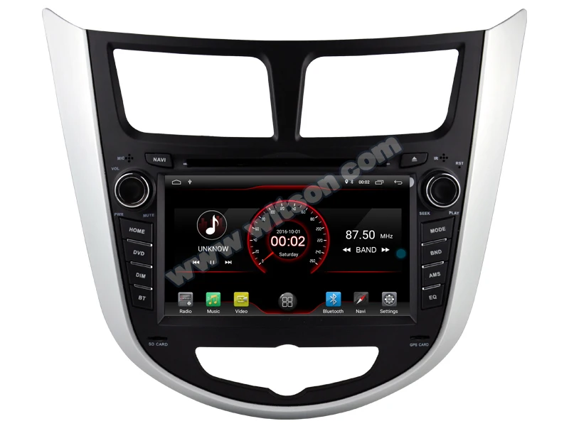 7-дюймовый автомобильный DVD-проигрыватель ОС Android 10 мультимедиа GPS радио для Hyundai