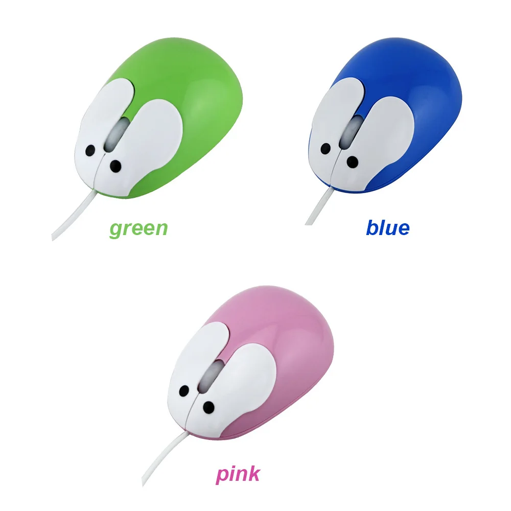 

USB Cute Cartoon Wired Rabbit Mouse For PC Computer Gamer Laptop Funny 3D Rabbit Mouse Christmas Gifts for Children