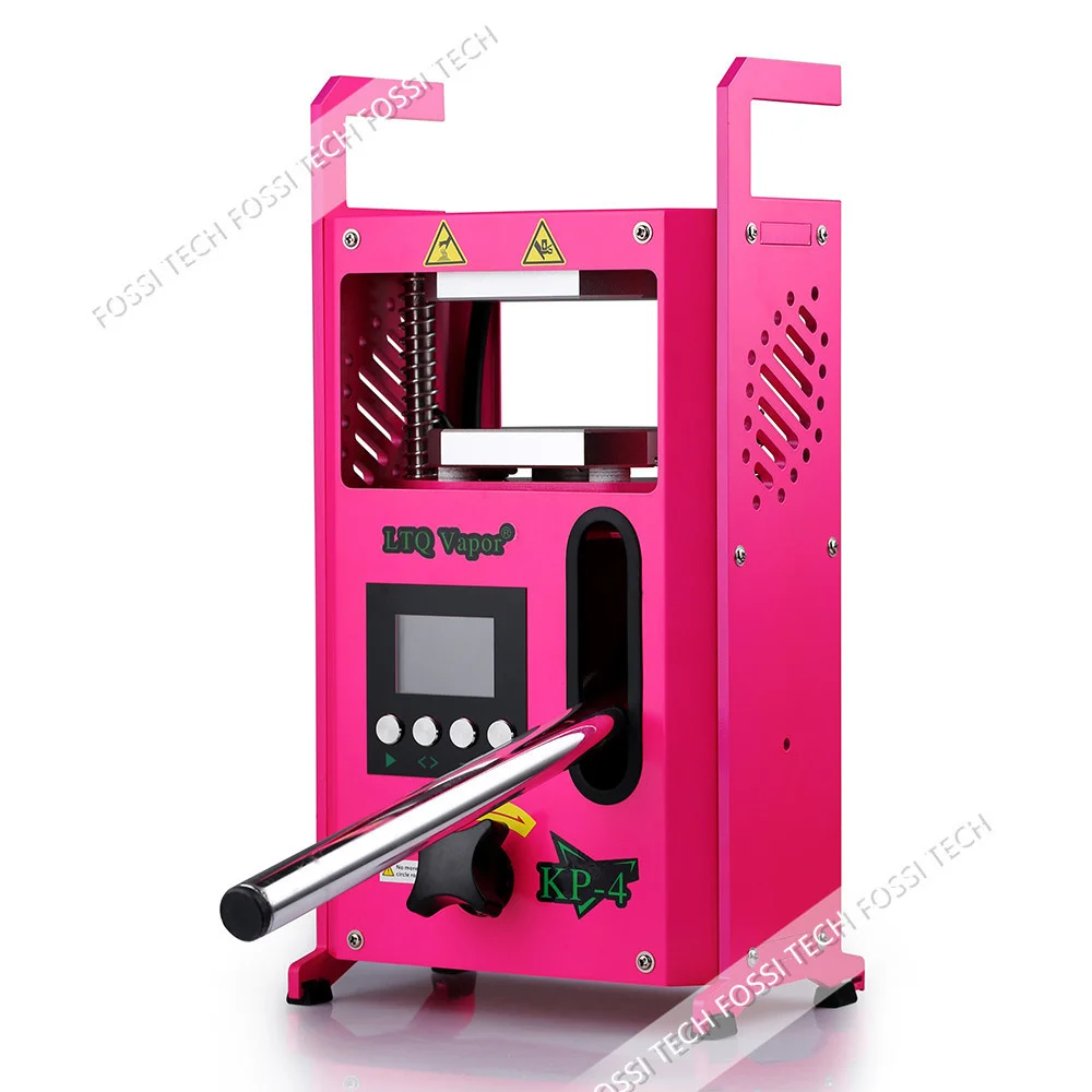 

KP-4 Hydraulic Rosin Press Heat Machine 4 Ton Heat Press Machine Dual Heated 4*4 Inch Plate Portable Oil Wax Extracting Tool