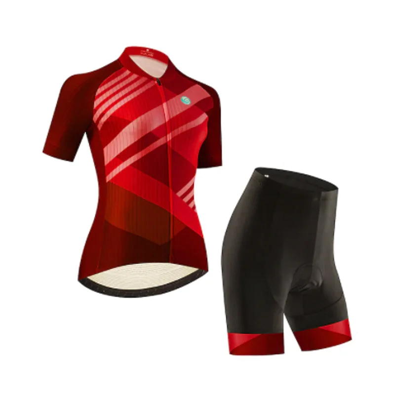 

Женская летняя велосипедная майка с коротким рукавом для горного велосипеда, дышащая майка для горного велосипеда, комплект велосипедной о...