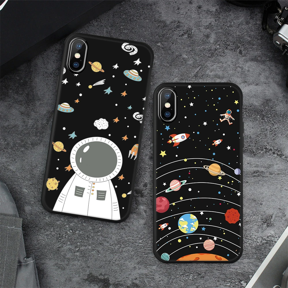 Силиконовый мягкий чехол для телефона iPhone 7 8 Plus 5 SE 5S 6 6S X XS Max XR мультяшный