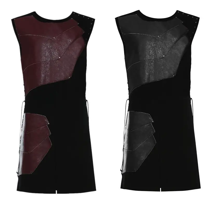 Костюм Рыцаря средневекового для взрослых мужчин жилет без рукавов в